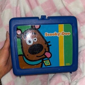 Rare Scooby Doo Blue Lunchbox Lunch Box Thermos Brand